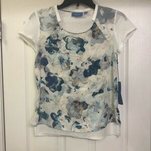 Simply Vera Wang Floral Print Women's Top